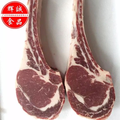澳洲640战斧牛排 烤肉牛扒冷冻清真安格斯雪花牛肉 谷饲带骨肉眼图3