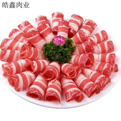 羊肉卷批发 涮锅羊肉片火锅食材 冷冻羊肉卷商用图3