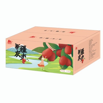 三级 新疆红枣5斤礼盒装 特产若羌灰枣子干果零食图4