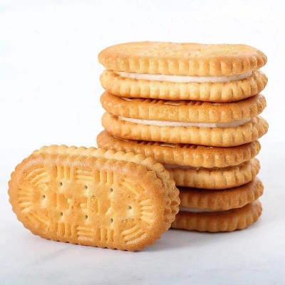 童年味道1+1夹心饼干香蕉味零食代餐饼干一件代发招代理1斤起图4