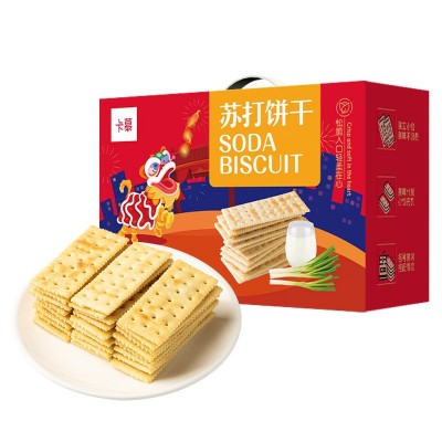 卡慕年货礼盒苏打饼干盒装700g早餐食品休闲零食零食大批发图5