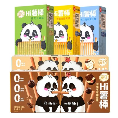 伟龙爱豆薯棒薯片62g/盒 厂家批发