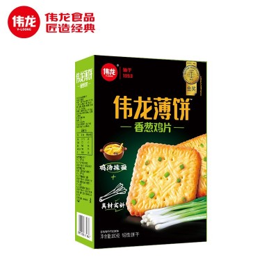 伟龙饼干16盒整箱批发香葱鸡片鲜奶薄饼鲜花薄饼松茸牛肉十蔬骨汤图2