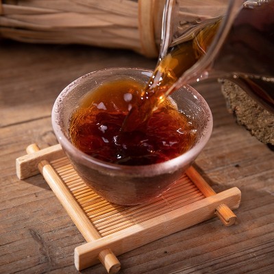 厂货批发 湖南安化黑茶金花百两茶原叶百两茶花卷千两系列3.625kg图4