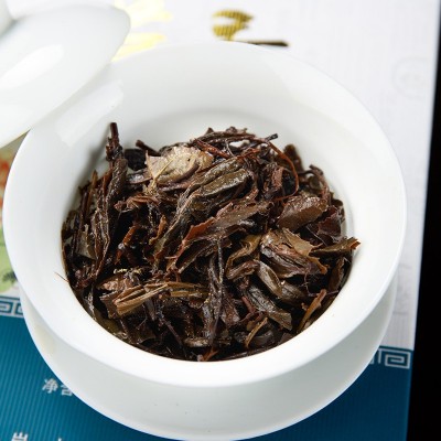 荷香金茯安化黑茶也手筑金花茯砖茶金花黑茶决明子陈年黑茶2斤装图4