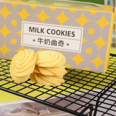 一艺曲奇饼干牛奶味饼干儿童零食办公室休闲小点心饼干现货批发图4