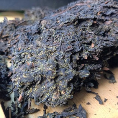 金花六堡茶一级梧州六堡茶菌香顺滑广西黑茶叶批发原厂现货图2