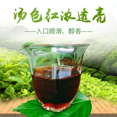 6年六堡茶槟榔香老树茶农家茶老茶头黑茶散装茶叶原厂批发图2