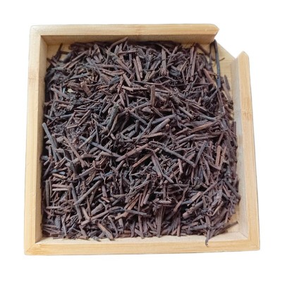 厂家批发六堡茶梗八年陈茶槟榔香木香广西六堡黑茶老茶梗图5