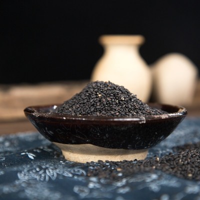 熟黑芝麻五黑粉黑芝麻糊养生五谷杂粮五黑丸食品原料源头工厂批发图4