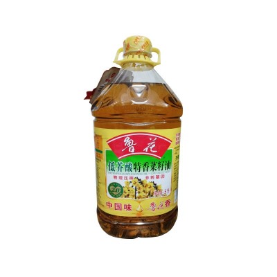 鲁花低芥酸菜籽油非转基因物理压榨5L粮油家用商用食用油云南图4