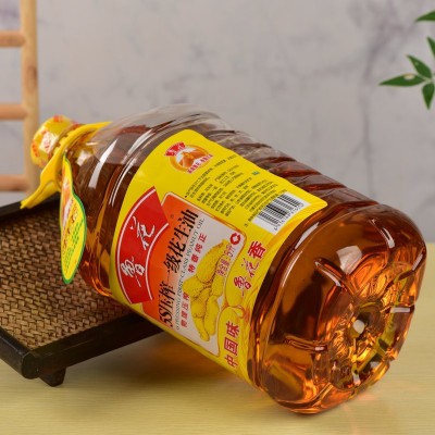 鲁花压榨花生油 调和油5L家用商用食用油桶装厨房炒菜调和油批发图3