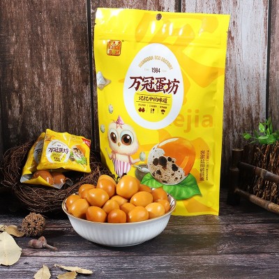 万冠客家盐焗鹌鹑蛋无壳熟食卤蛋 速食食品懒人食品广东厂家批发图4