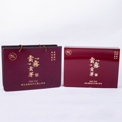 2021年厂家批发云雾贡芽 随州绿茶 芽茶 明前春茶礼盒图2