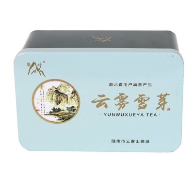 2022年厂家批发云雾雪芽 随州绿茶 明前春茶礼盒图5