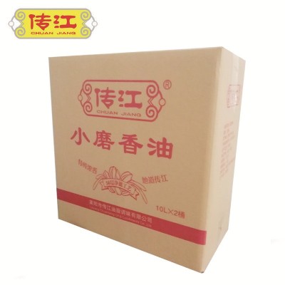 10L桶装家用商用传江小磨香油 出口品质火锅调料蘸料食用油芝麻油图3
