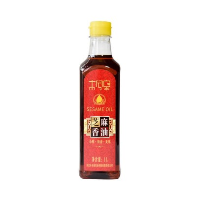源头工厂小瓶装1L芝麻油头道初榨小磨香油河北特产食用油家用商用图4