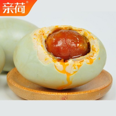 白洋淀咸鸭蛋 新鲜大个不咸红心流油 65g 真空包装 烤海鸭蛋 直供