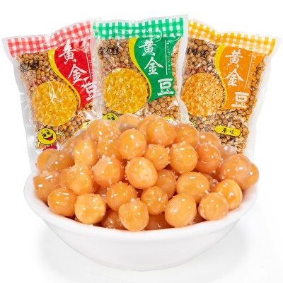 黄金豆油炸豌豆5斤装整箱原味非 去皮豌豆商用即食黄豆1图4