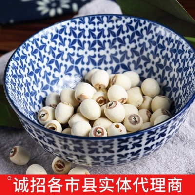 新货上市 带芯磨皮白湘莲特产干货莲子寸三莲有芯莲1kg 厂家直供图3