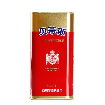贝蒂斯橄榄油1L铁罐装家庭炒菜烹饪西班牙原装初榨进口食用油图5