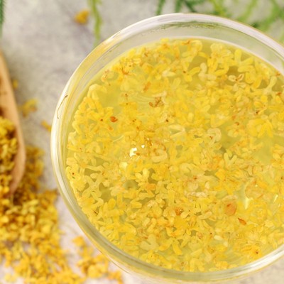 广西桂花干【厂家批发】桂林桂花 人工手选桂花干花脱水桂花 花茶图3
