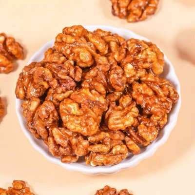 去皮油炸琥珀核桃仁大罐500g芝麻琥珀桃仁果干坚果零食批发图2