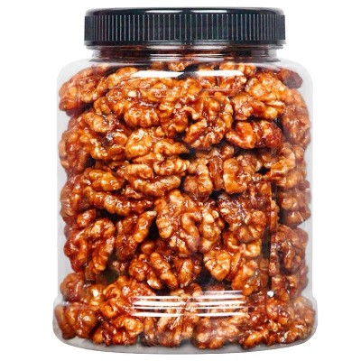 去皮油炸琥珀核桃仁大罐500g芝麻琥珀桃仁果干坚果零食批发