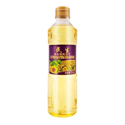 一件代发调和油750ml赠品会销礼品批发民生葵花橄榄食用油小瓶图4