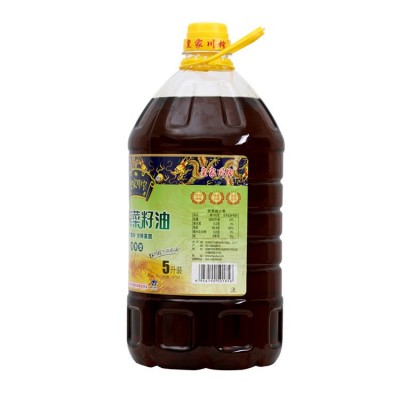 新上市厂家批发5L小榨清香菜籽油物理压榨四川菜油粮油批发图4
