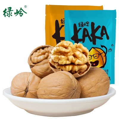 绿岭烤核桃80g 烘烤核桃蜂蜜五香奶油多种口味 孕妇手捏薄皮核桃图1