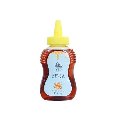 格瑞雅500g百花蜂蜜尖嘴自吸式液态蜂蜜批发团购蜜瓶装图5