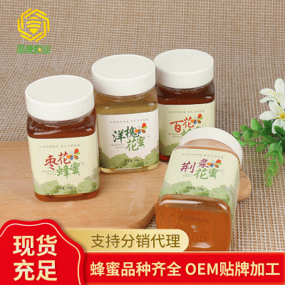 圣康蜂业农家成熟荆条蜜 瓶装百花蜜/枣花蜜 洋槐蜂蜜图1
