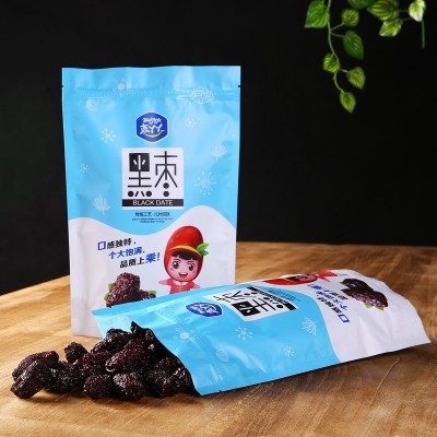 枣丫丫蜜饯果干黑枣精选红枣干果休闲零食500g厂家低价批发图1