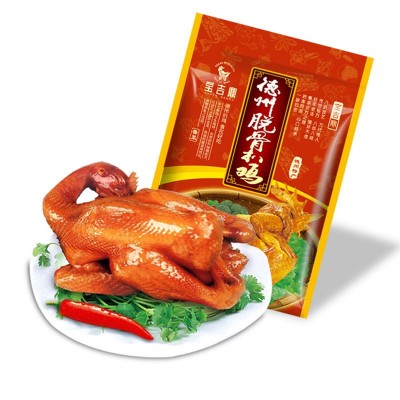 600克整只德州脱骨扒鸡烧鸡手撕鸡鲁菜卤味休闲零食山东特产真空图5