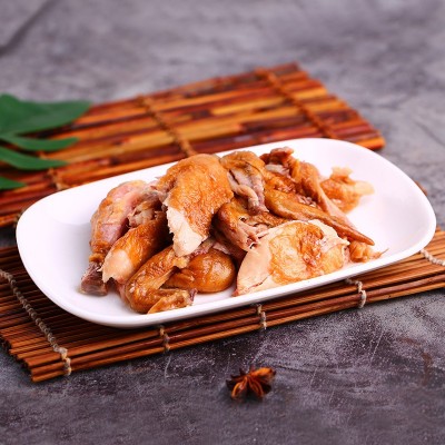 整只德州产扒鸡五香脱骨手撕烧鸡零食小吃熟食山东特产一件代发图3
