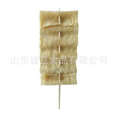 山东诚豆食品豆制品干货生产批发豆腐串干豆皮串麻辣烫火锅豆干串图4