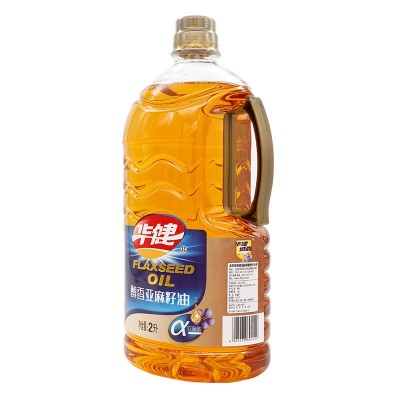 华建诚鑫 华健醇香亚麻籽油2L 物理压榨胡麻油生植物油图2