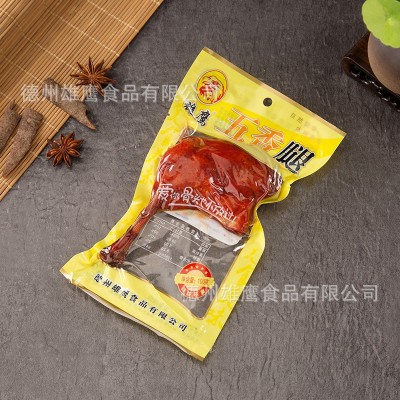 雄鹰100克大鸭腿麻辣盐焗味五香香酥卤鸭腿风味小吃肉类整箱批发图5