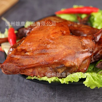 雄鹰150克酱卤香辣麻辣大鸭腿卤味鸭边腿肉类零食休闲食品批发箱图2