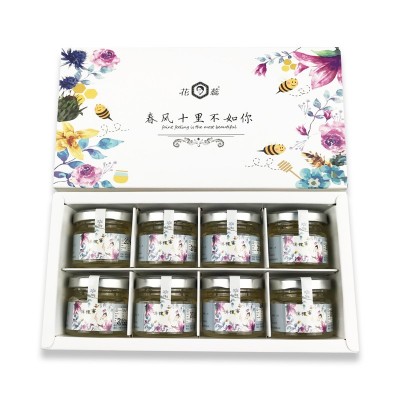 源彬花蕊喜蜜蜂蜜28g瓶装伴手礼婚庆创意婚礼用品烫金大理石纹路图5
