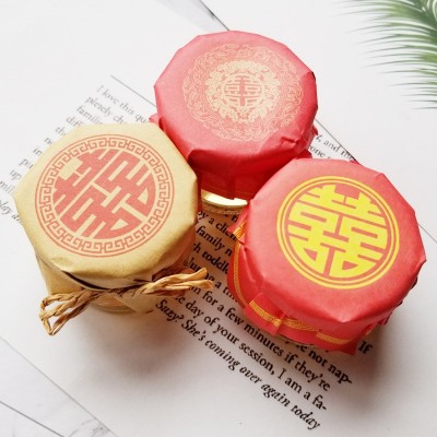 花蕊厂家直供28g喜蜜90后婚庆创意婚礼用品蜂蜜成品瓶装