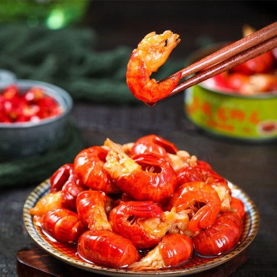 1麻辣即食龙虾尾常温储存装100g熟食小龙虾尾可调口味蒜泥味图3