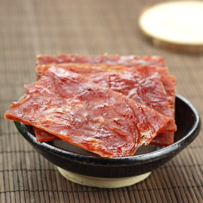 灯娃猪肉脯132g猪肉干猪肉铺香辣蜜汁靖江猪肉脯独立包装猪肉脯图2