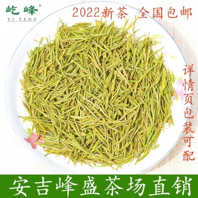 250克屹峰一级安吉黄金芽2022新茶 绿茶原产地散茶批发直销图2