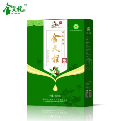 安徽金天柱高山茶油纯野生山茶籽油食用油天然有机500ml*2 礼盒装图5