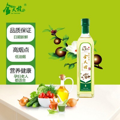 安徽金天柱高山茶油纯野生山茶籽油食用油天然有机500ml*2 礼盒装图4