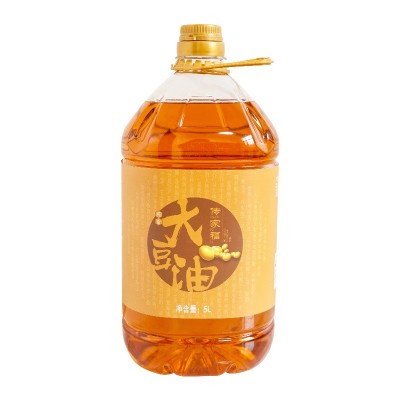 传家福三级大豆油5L家庭桶装食用植物非调和油工厂直发图4