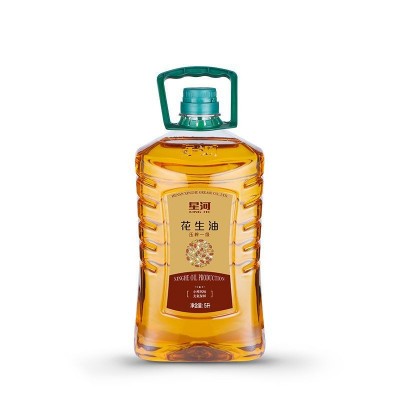 星河花生油5L压榨浓香一级花生油家用炒菜油可按需制作包装食用油图4