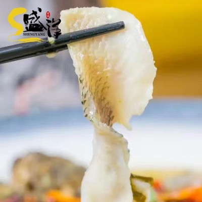 开背鲷鱼片10kg/箱 罗非鱼 带皮冷冻鱼片 火锅烤鱼日料刺身批发图2